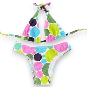 Vintage 2000s polka dot bikini